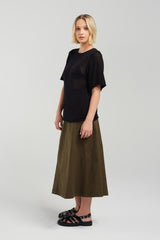 MAGGIE SKIRT | KHAKI