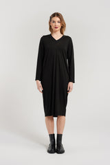 PROSPER DRESS | BLACK MERINO