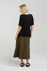 MAGGIE SKIRT | KHAKI