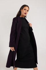 ADDISON COAT | DARK PURPLE