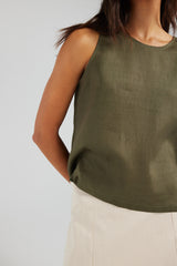 SUTTON TOP | KHAKI