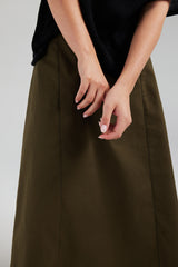 MAGGIE SKIRT | KHAKI