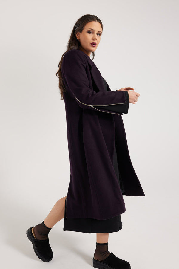 ADDISON COAT | DARK PURPLE