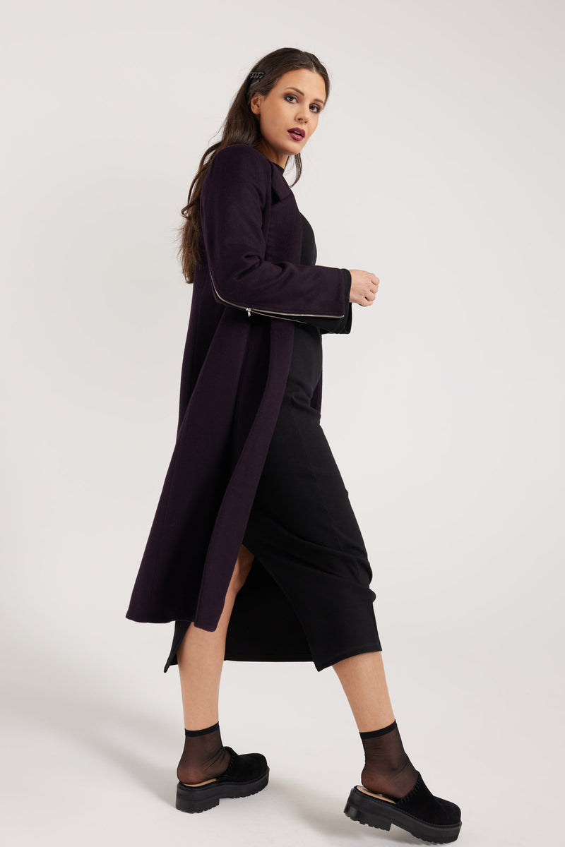 ADDISON COAT | DARK PURPLE