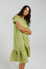 ROSA DRESS | LIME