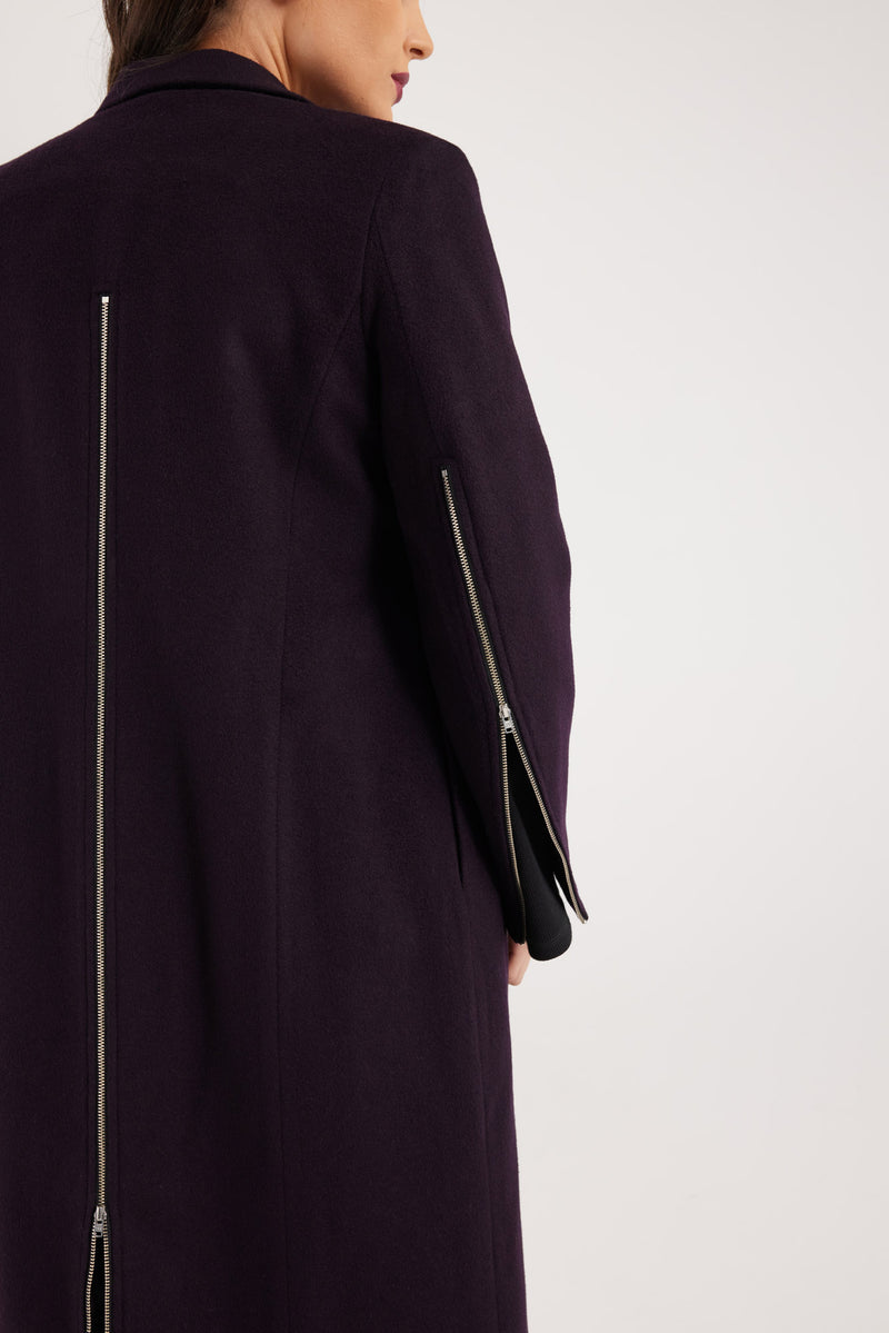 ADDISON COAT | DARK PURPLE