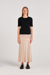 VENICE T-SHIRT | BLACK MERINO
