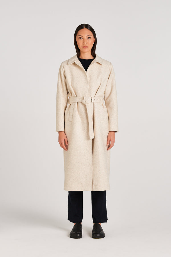 HALLE COAT | OYSTER