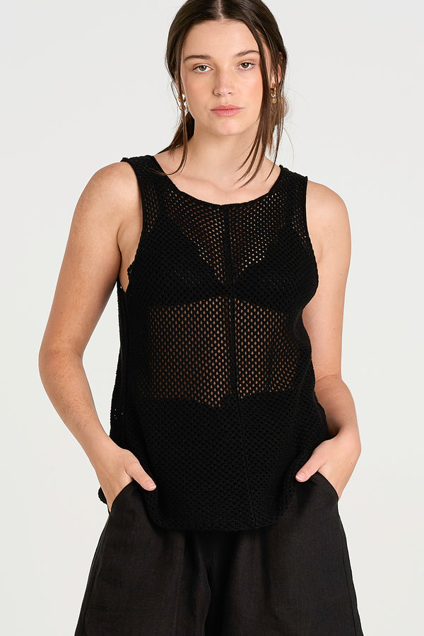 TRIUMPH SINGLET | BLACK