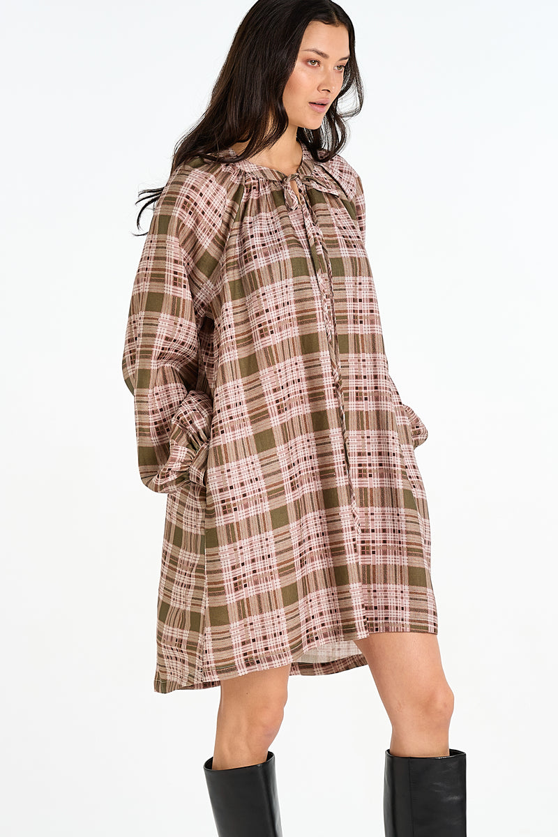SOCIETY DRESS | CHECK