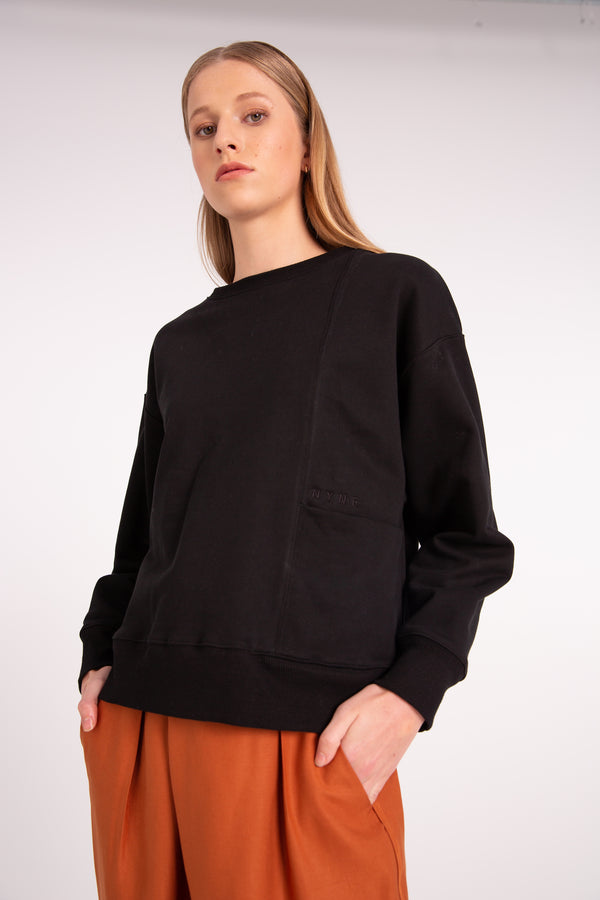 SPLIT JUMPER | BLACK