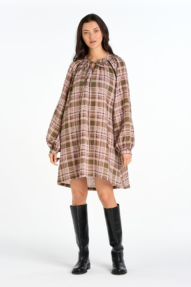 SOCIETY DRESS | CHECK