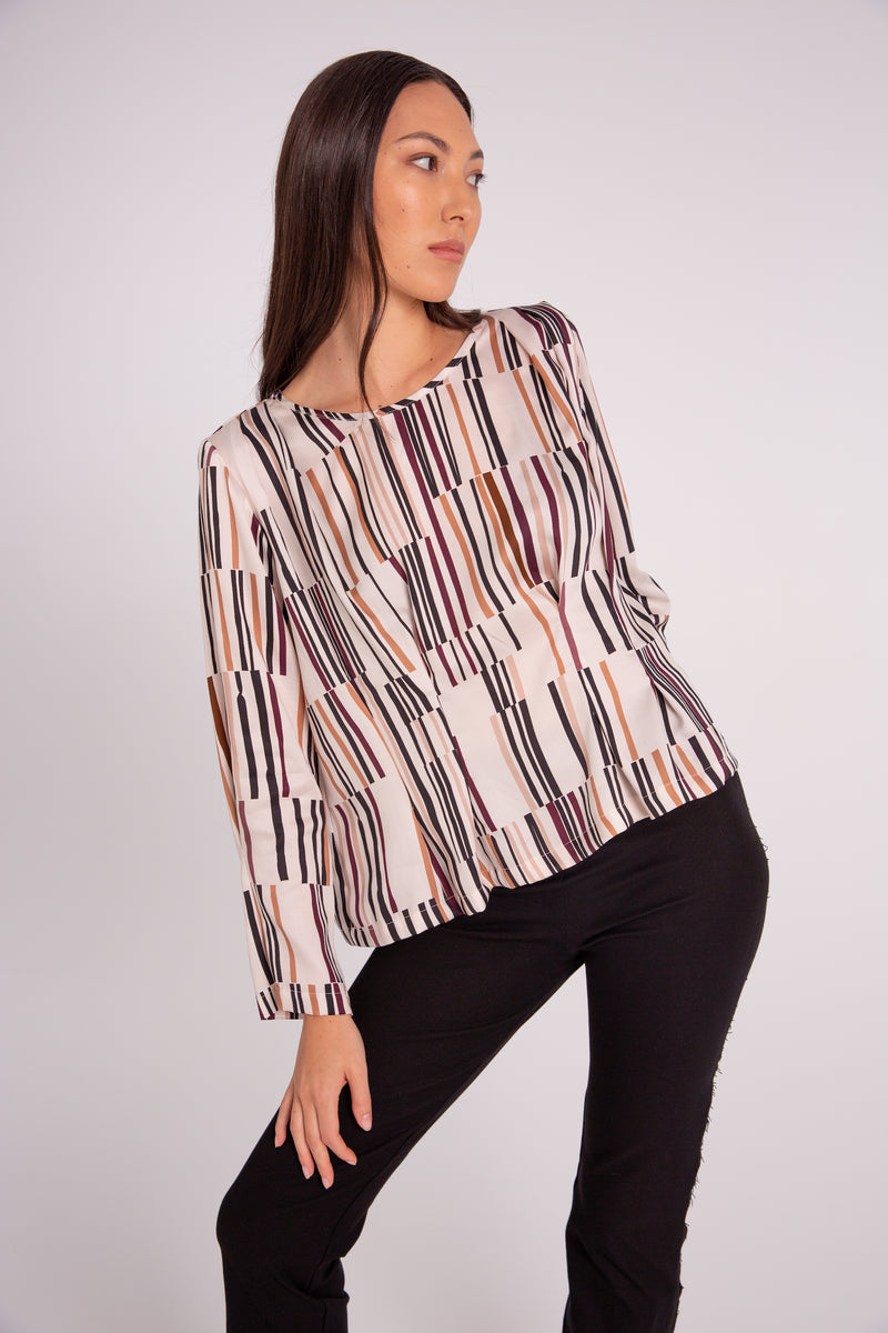 MUSE TOP | ILK STRIPE