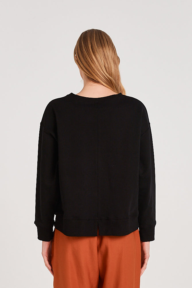 SPLIT JUMPER | BLACK