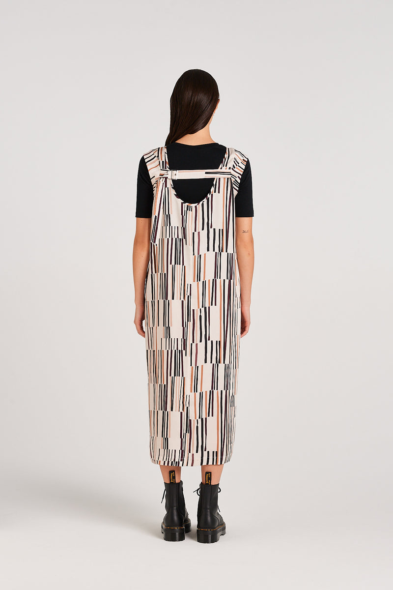 RIDGE DRESS | ILK STRIPE